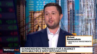 Grayscale CEO Michael Sonnenshein Optimistic About Future of Spot Bitcoin ETF