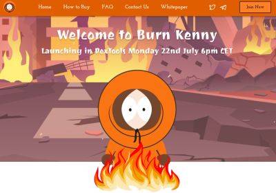 2023’s Hottest Meme Coin Presale Burn Kenny Coin Sold Out – $KENNY Now Expected to Explode at DEX Launch
