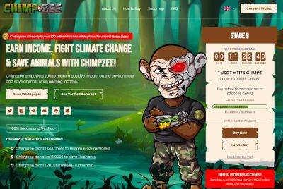 Crypto for Conservation: Chimpzee Offers Three Ways to Earn and Make a Difference for the Environment
