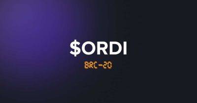 Is Ordi Going to Zero? ORDI Price Plummets 10% as New Bitcoin Protocol Hits $8 Million