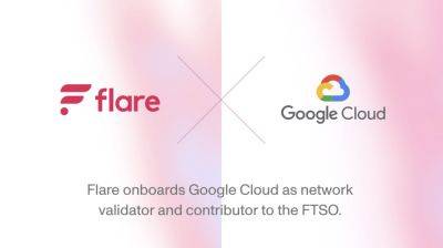 Google Cloud Joins Flare Network as a Validator, FLR Surges 37%