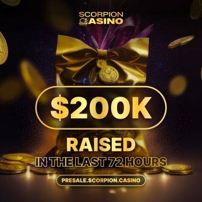 $200,000 Raised in Just 72 Hours – Scorpion Casino is Ready to Ignite the Next Crypto Bull Run With BitMart Launch