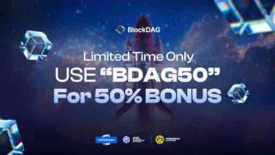 BlockDAG Announces 50% Bonus on Coin Purchases Ahead of Brand Refresh – What’s New for Litecoin & Render