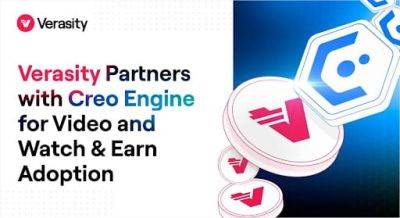 Verasity and Creo Engine Partner to Enhance Creo Play with Video Capabilities and Innovative Rewards