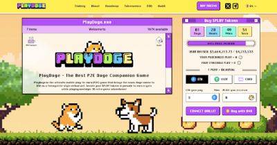 Tamagotchi Crypto Remake PlayDoge Announces Ethereum Staking/ Multi-Chain Bridging After Raising Nearly $4m in First Fortnight