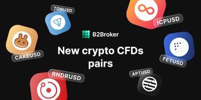 B2Broker Expands Crypto Liquidity with 6 New Crypto CFDs Pairs